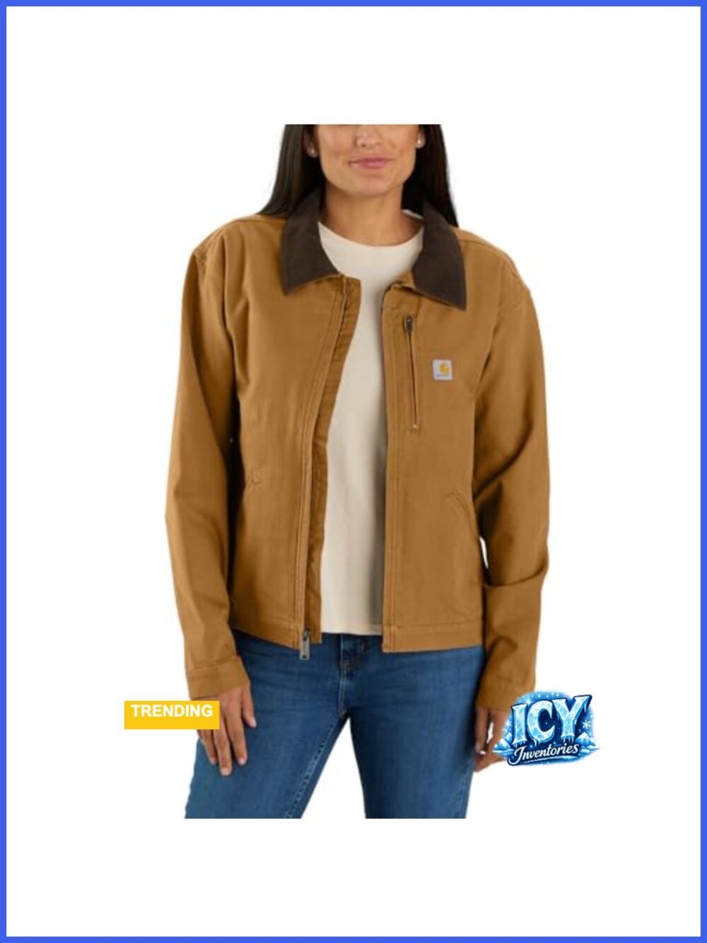 Detroit Style Cotton Canvas Jacket, Rugged Flex Stretch